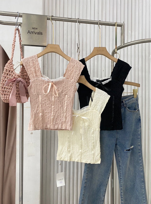 MATINEE  Half Sleeves Square Neck Tops